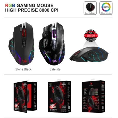 BLOODY J95S RGB Gaming Mouse Wired